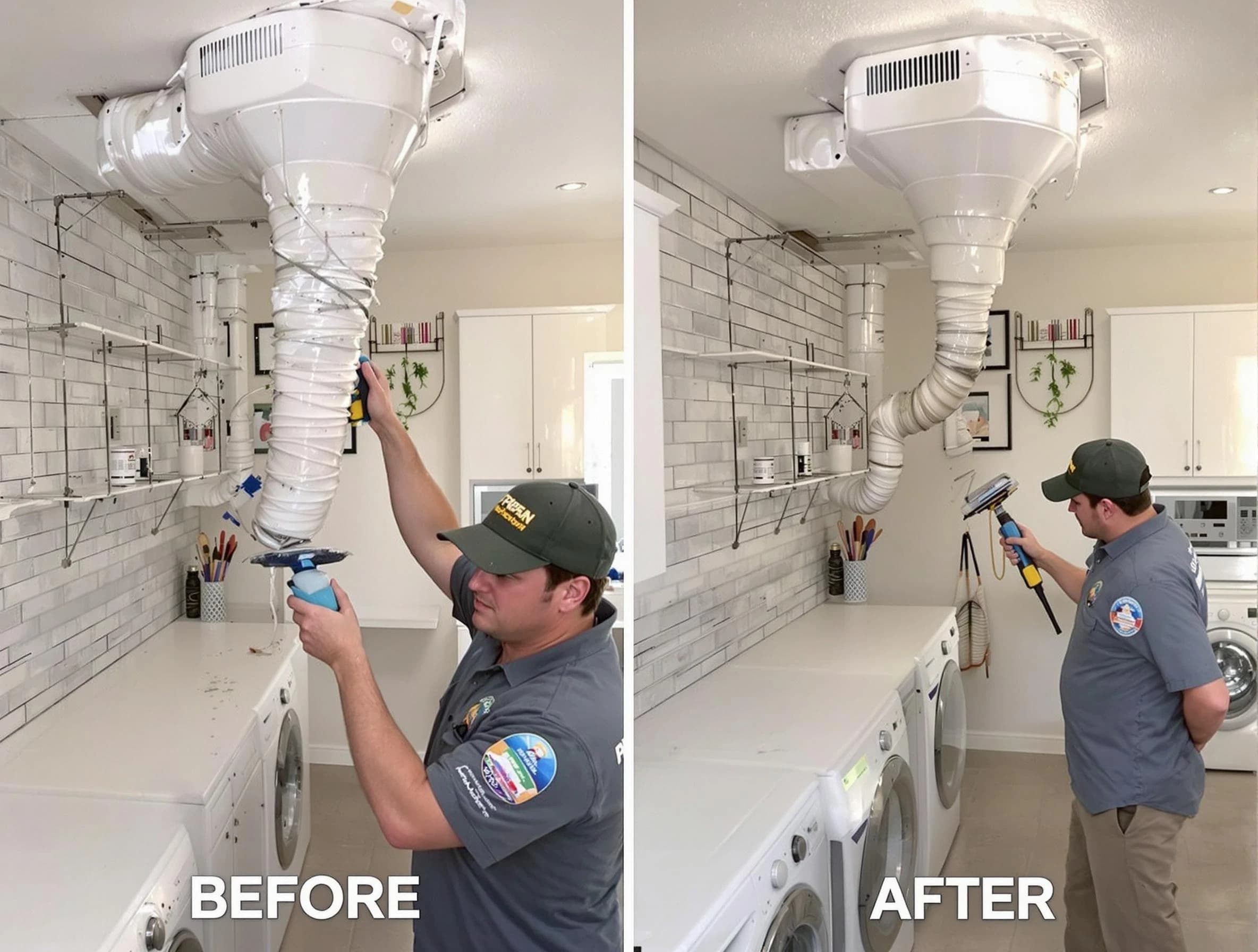 Professional dryer exhaust vent cleaning by El Reno Dryer Vent Cleaning in El Reno